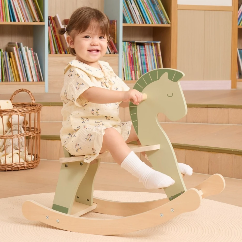 Viga Toys Supamasis arkliukas VIGA, su pusiausvyros lavinimu