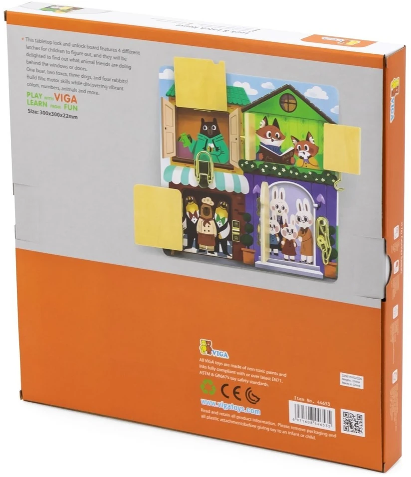 Viga Toys Veiklos lenta VIGA, medinė