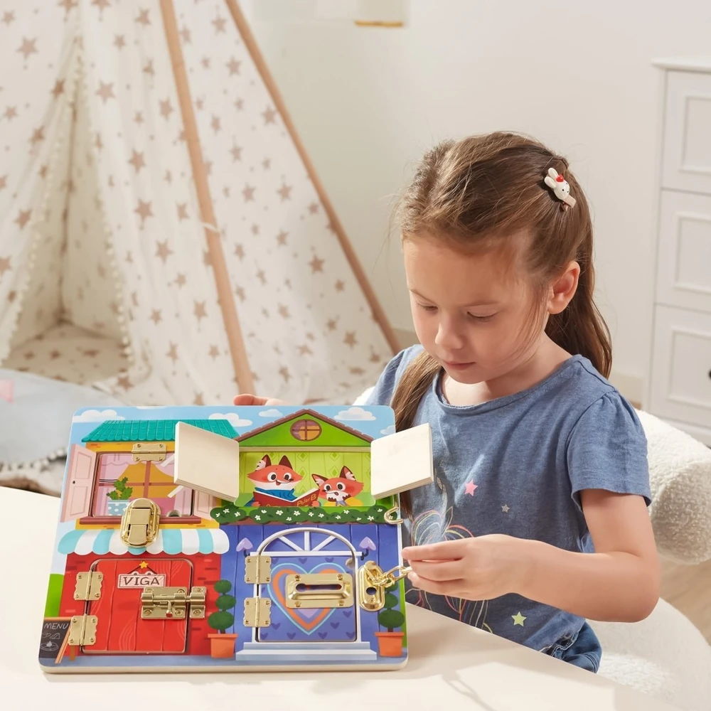 Viga Toys Veiklos lenta VIGA, medinė
