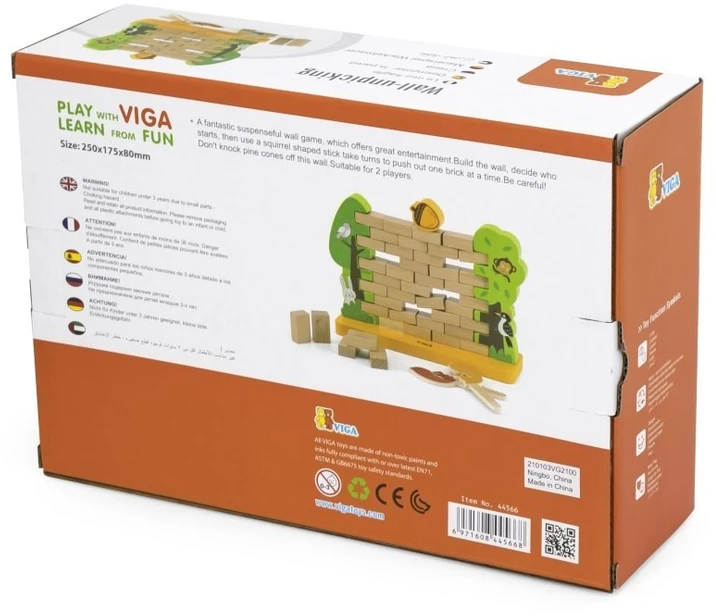 Viga Toys Žaidimas arkadinis VIGA, buko mediena