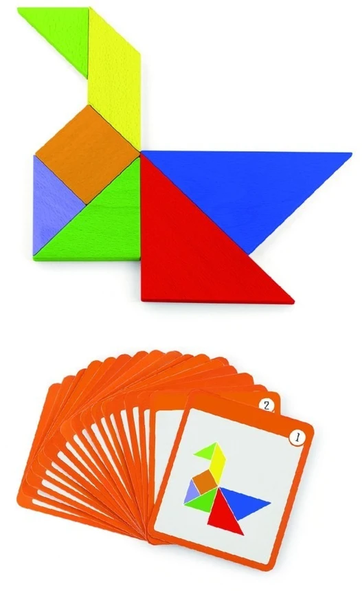 Viga Toys Žaidimas dėlionė VIGA, medinis