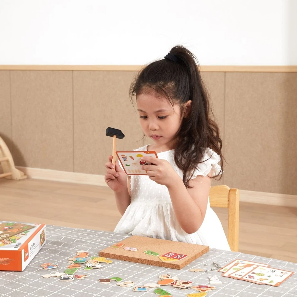 Viga Toys Žaidimas kūrybinis Viga, su kamštine lenta
