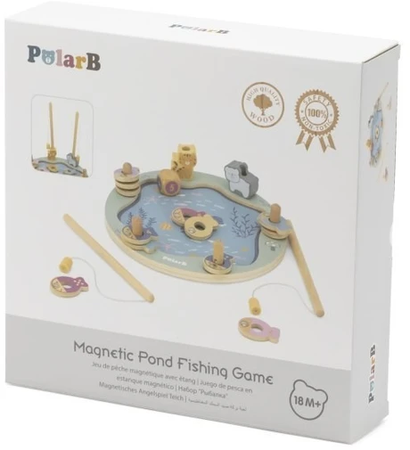 Viga Toys Žaidimas su žuvytėmis Viga, medinis