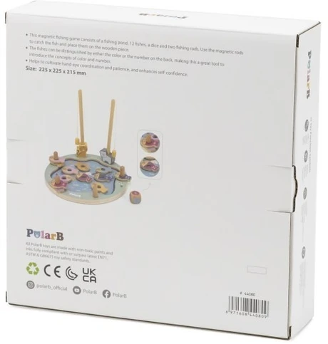 Viga Toys Žaidimas su žuvytėmis Viga, medinis