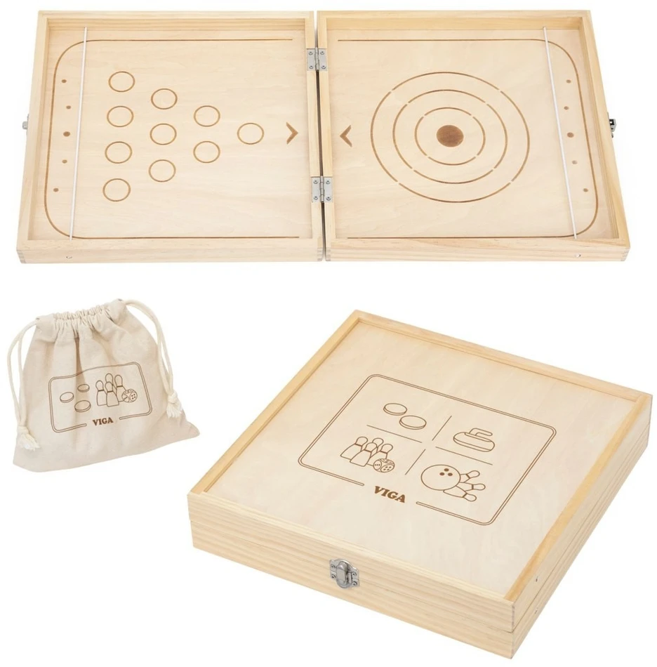 Viga Toys Žaidimas VIGA, 4 viename