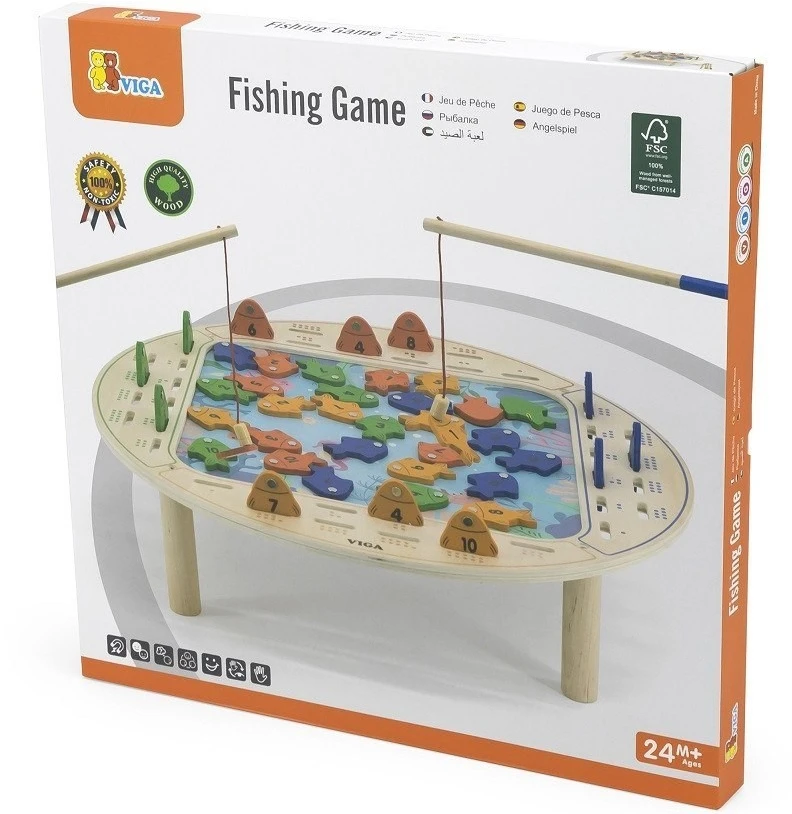 Viga Toys Žaidimų rinkinys Viga, medinis stalas
