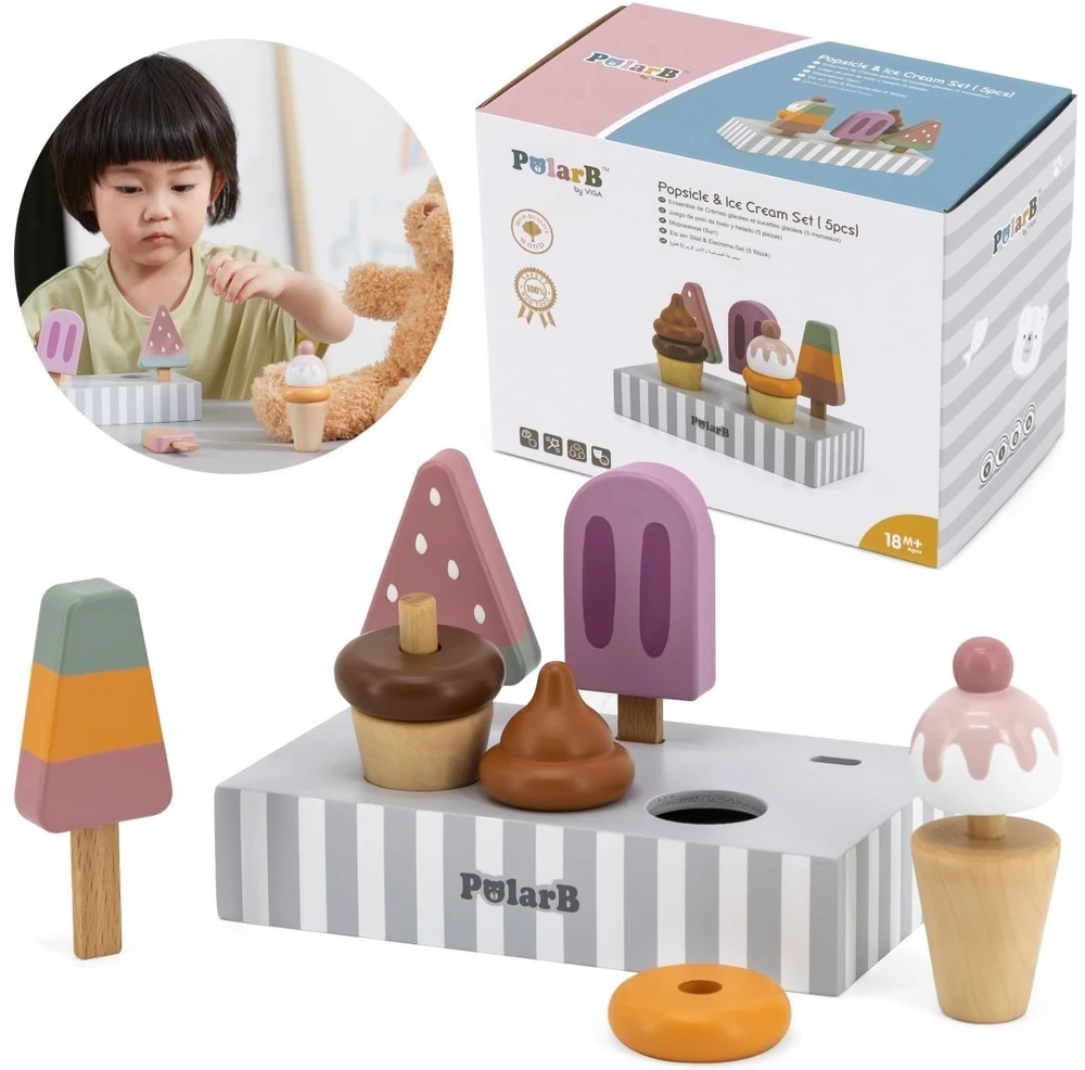 Viga Toys Žaislas aksesuaras VIGA, medinis rinkinys