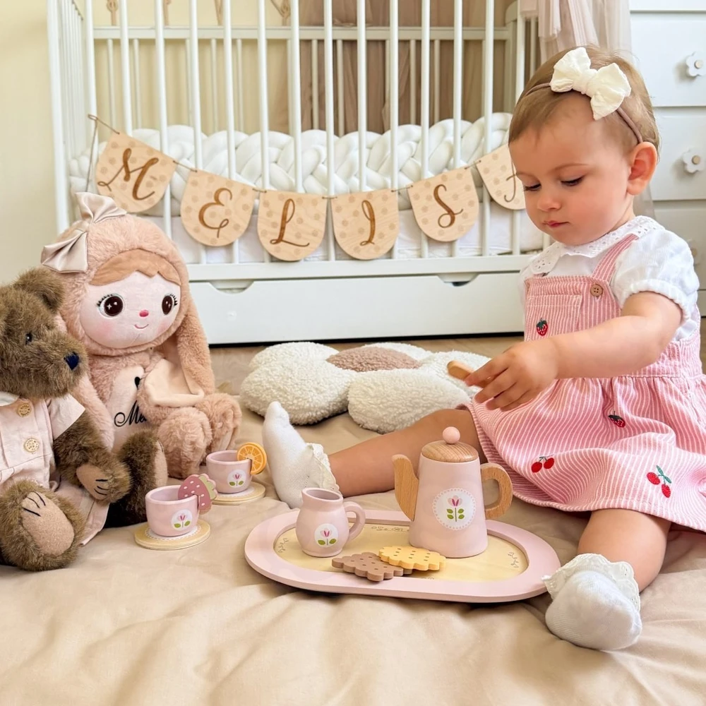 Viga Toys Žaislas arbatos rinkinys PolarB, medinis