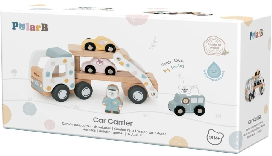 Viga Toys Žaislas autovežis VIGA PolarB, dviejų aukštų