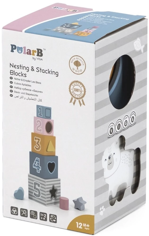 Viga Toys Žaislas dėlionė VIGA, medinė konstrukcija