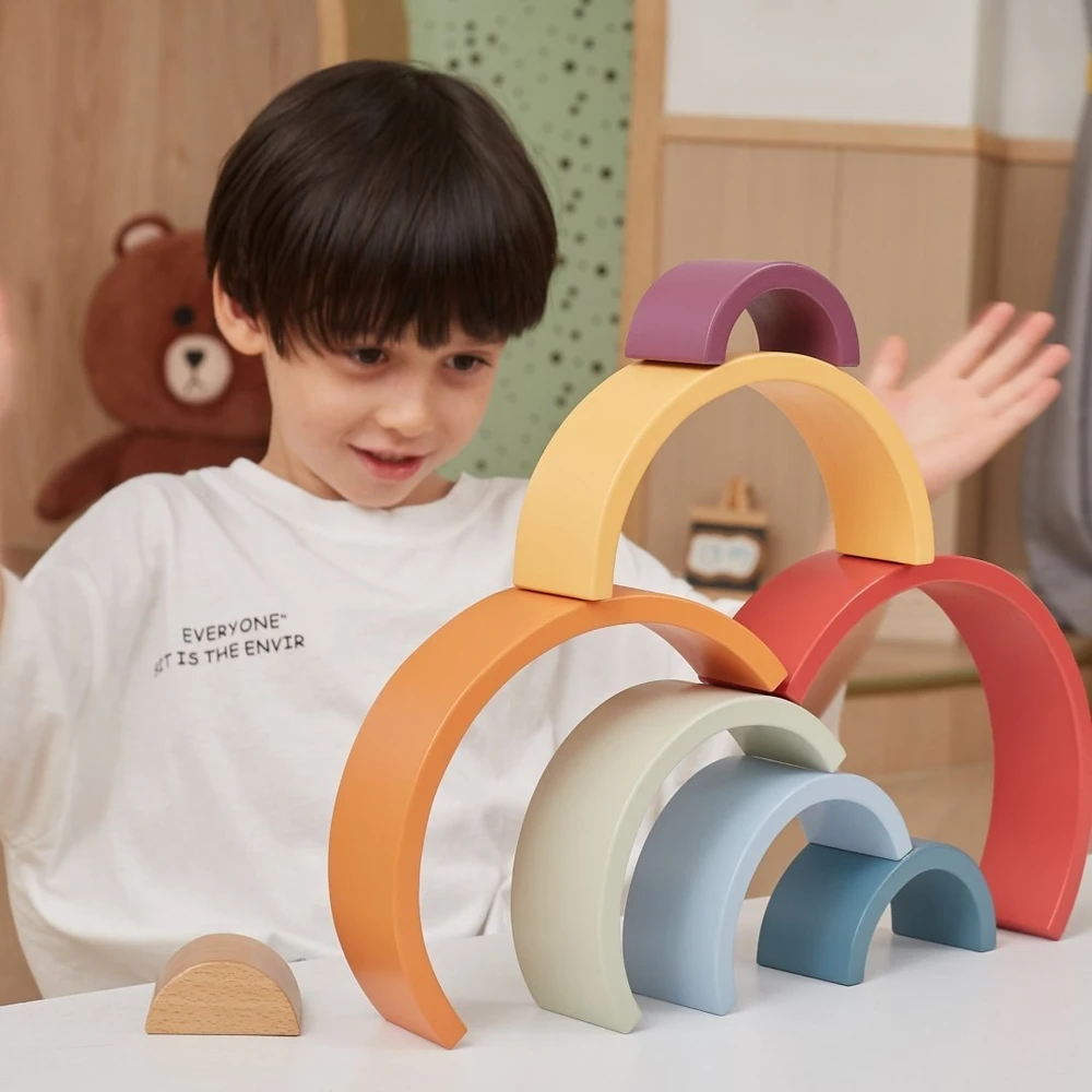 Viga Toys Žaislas dėlionė VIGA, pastelinių spalvų