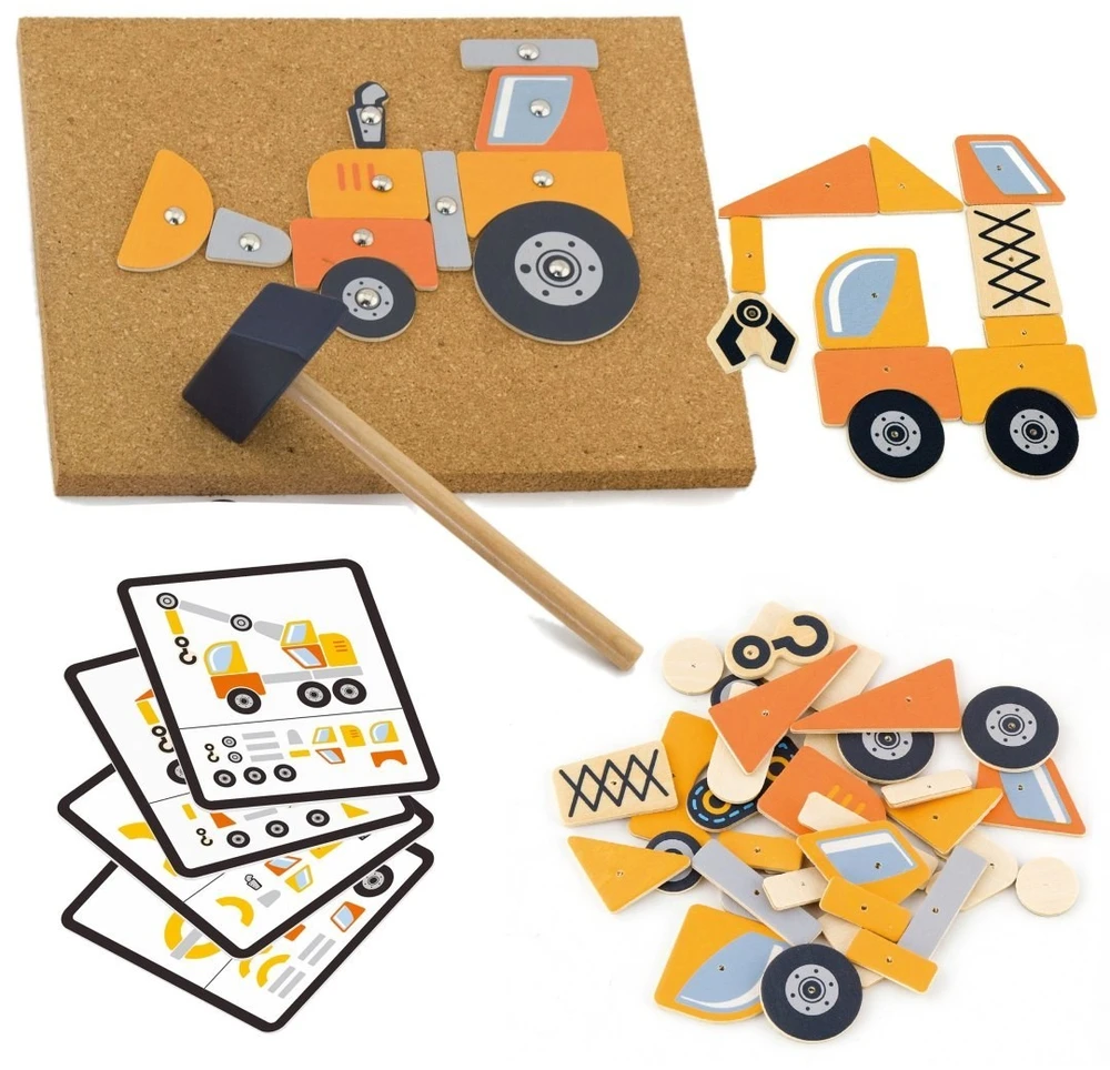Viga Toys Žaislas kaladėlės Viga, 45 elementai
