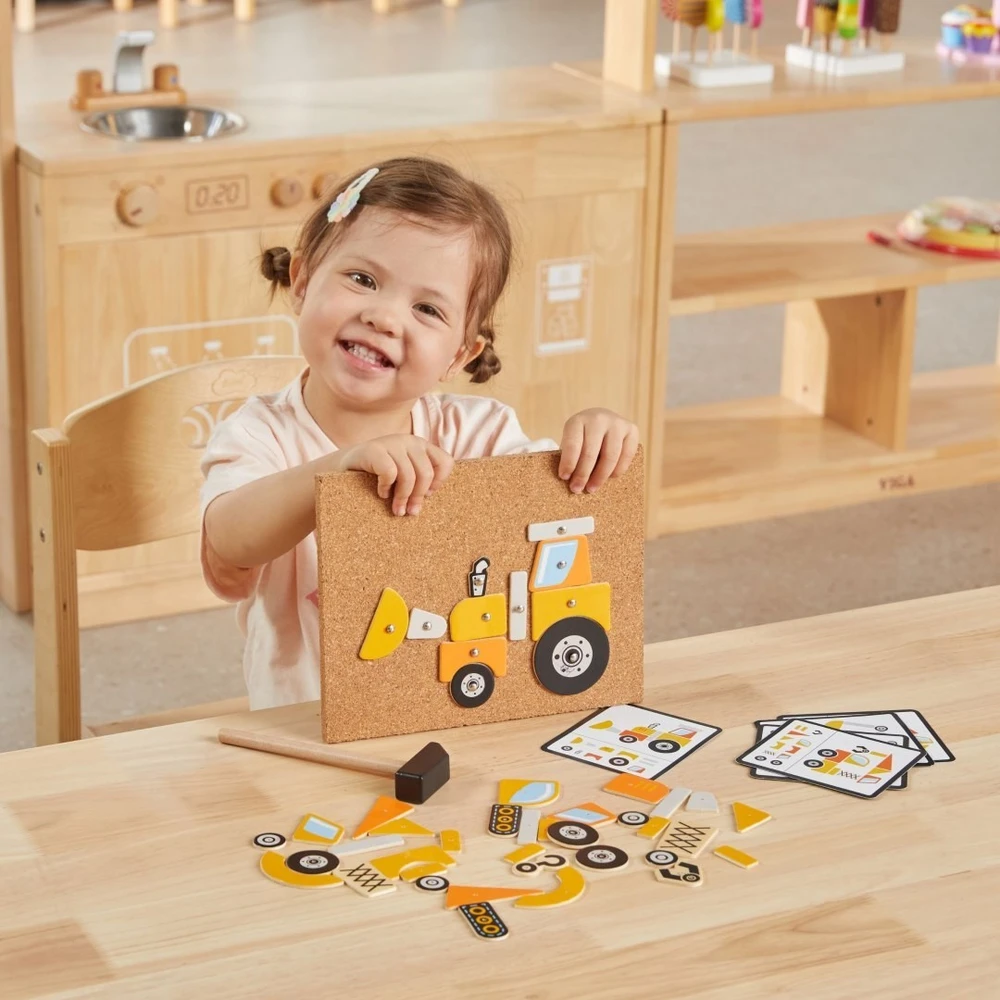 Viga Toys Žaislas kaladėlės Viga, 45 elementai