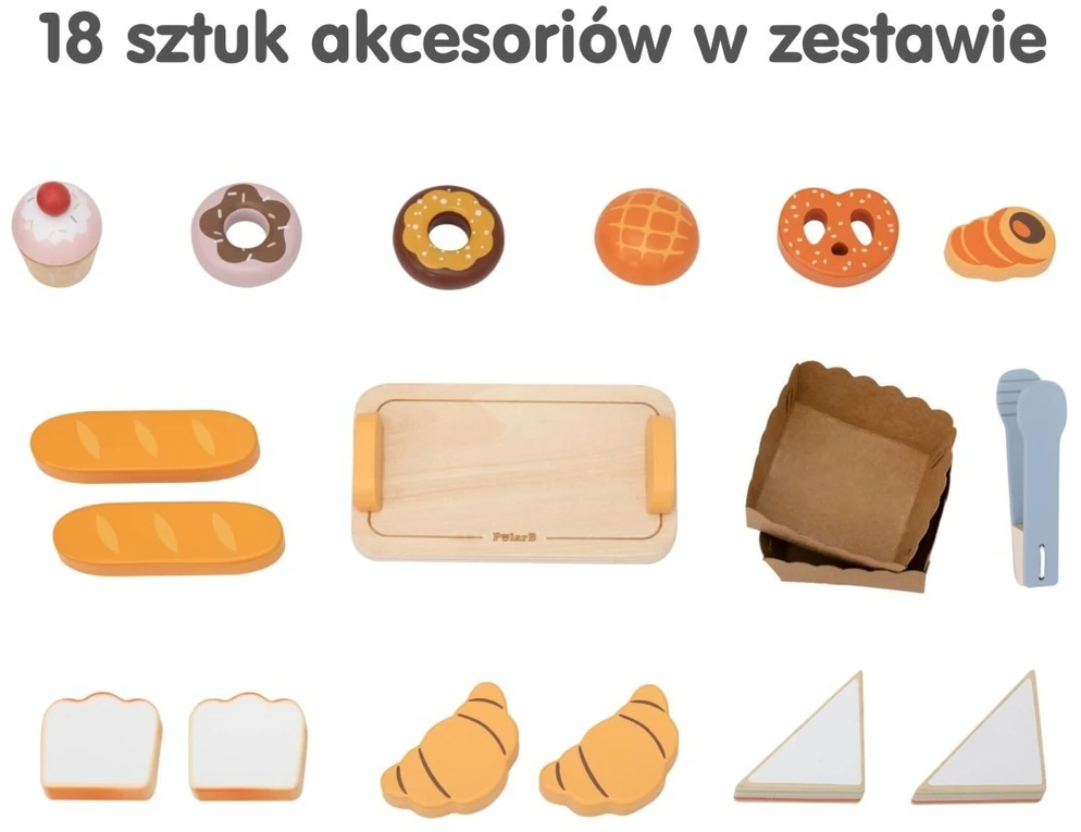 Viga Toys Žaislas kepyklėlė VIGA, su 16 priedų