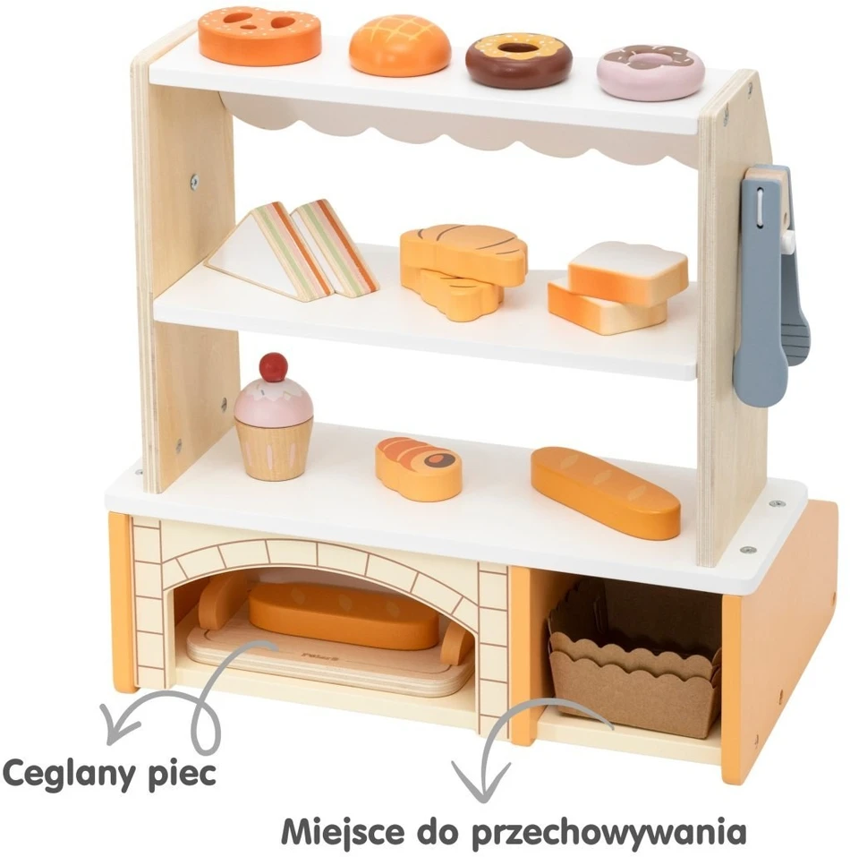 Viga Toys Žaislas kepyklėlė VIGA, su 16 priedų