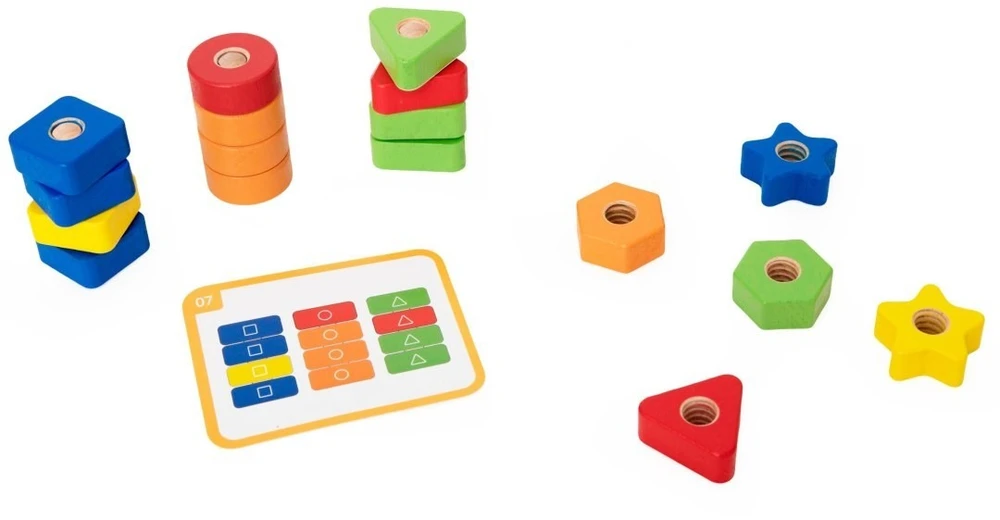 Viga Toys Žaislas konstruktorius VIGA, 30 elementų