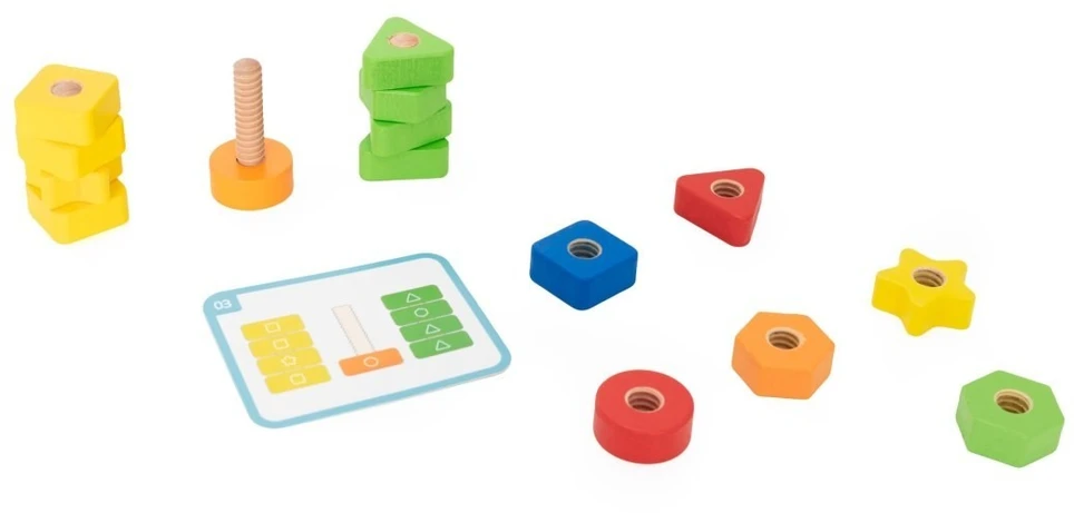 Viga Toys Žaislas konstruktorius VIGA, 30 elementų