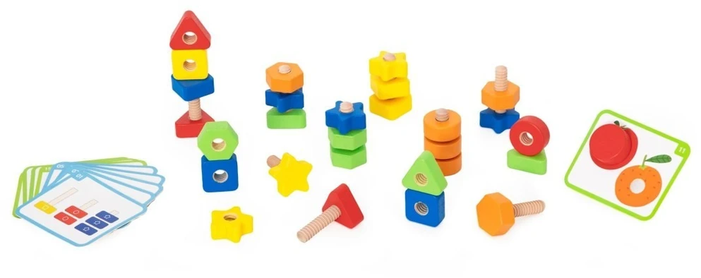 Viga Toys Žaislas konstruktorius VIGA, 30 elementų