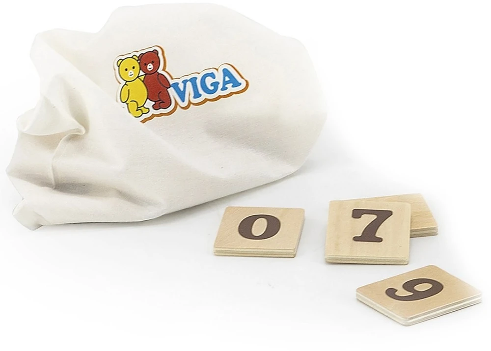 Viga Toys Žaislas laikrodis Viga, judančios rodyklės