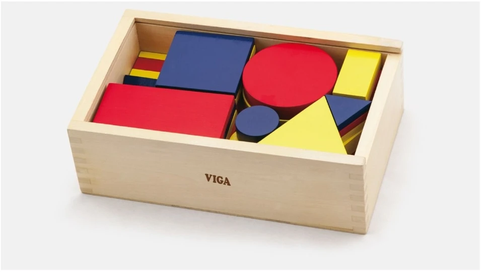 Viga Toys Žaislas lavinamasis VIGA, 48 kaladėlės
