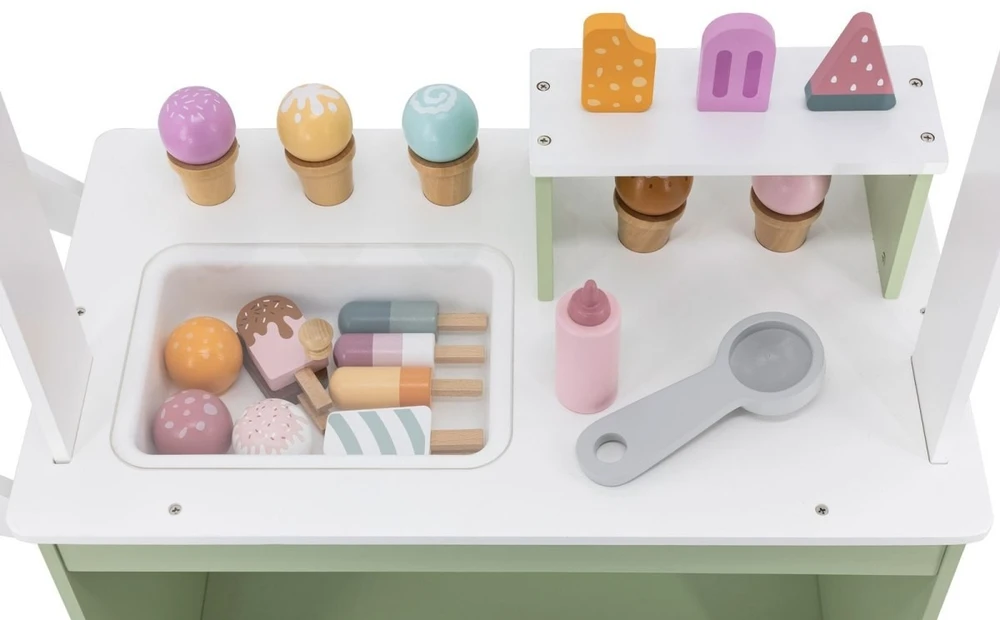 Viga Toys Žaislas ledų vežimėlis Viga, magnetinis samtelis