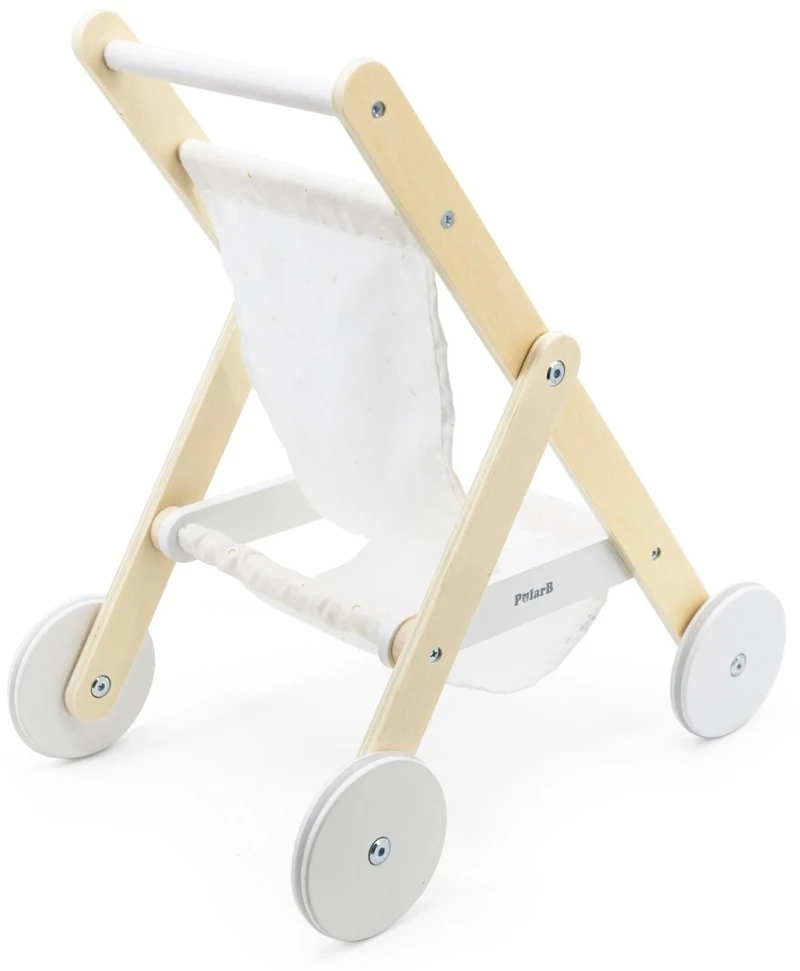 Viga Toys Žaislas lėlių vežimėlis VIGA, guminiai ratukai