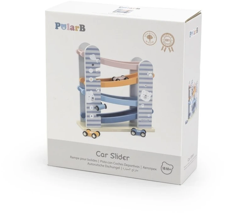 Viga Toys Žaislas lenktynių trasa VIGA PolarB, saugus mažyliams