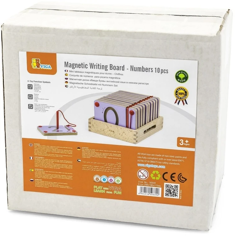 Viga Toys Žaislas mokomoji lentelė VIGA, magnetinė trauka