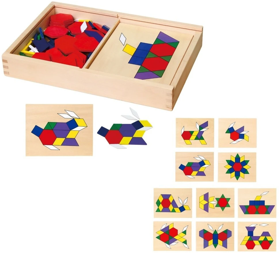 Viga Toys Žaislas mozaika Viga, 148 elementai