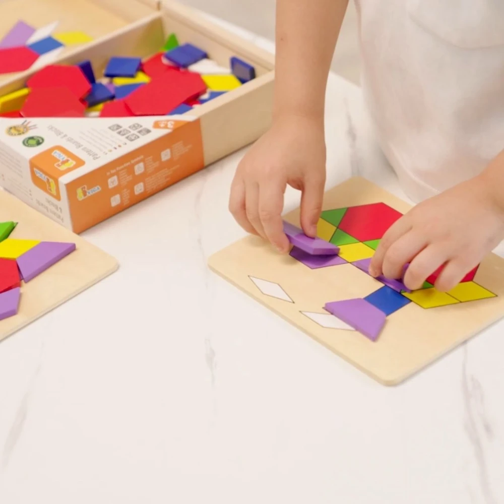 Viga Toys Žaislas mozaika Viga, 148 elementai