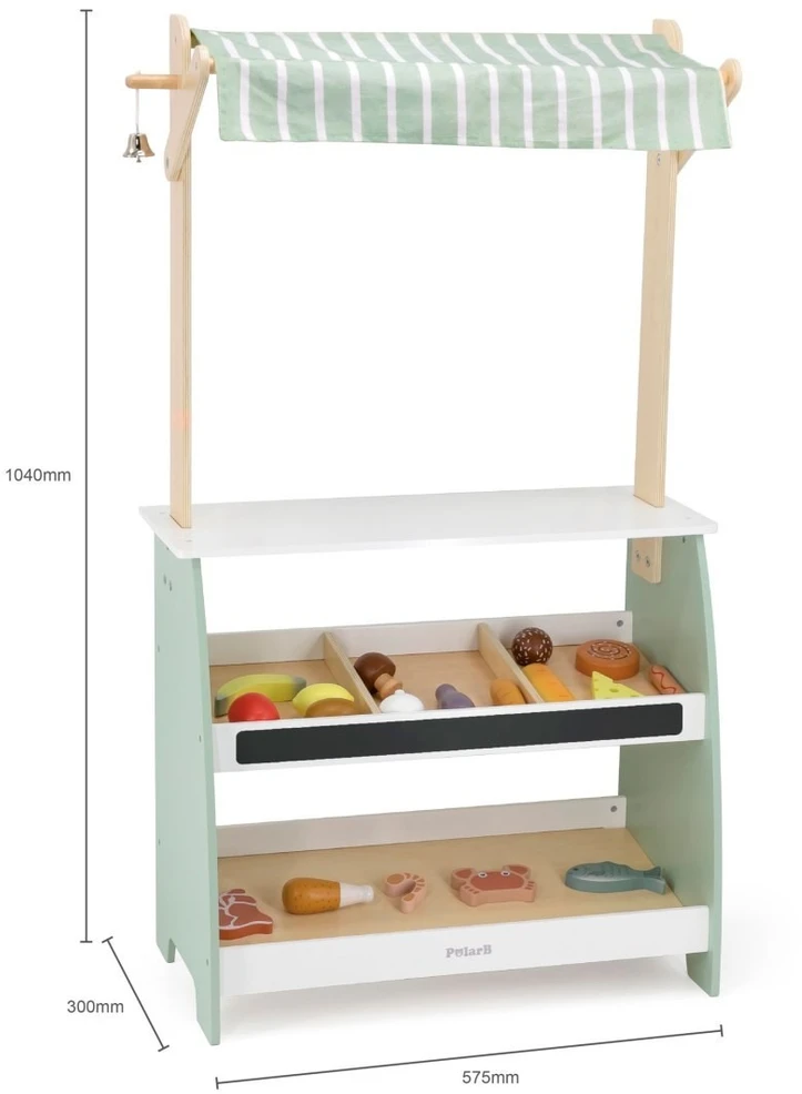 Viga Toys Žaislas mugės stendas VIGA, pastelinis stilius