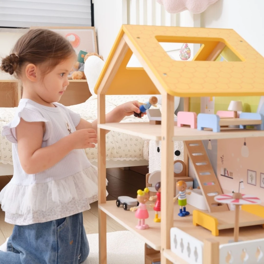 Viga Toys Žaislas namelis Viga, 32 elementai