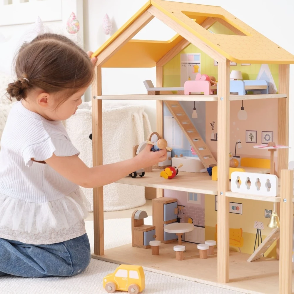 Viga Toys Žaislas namelis Viga, 32 elementai