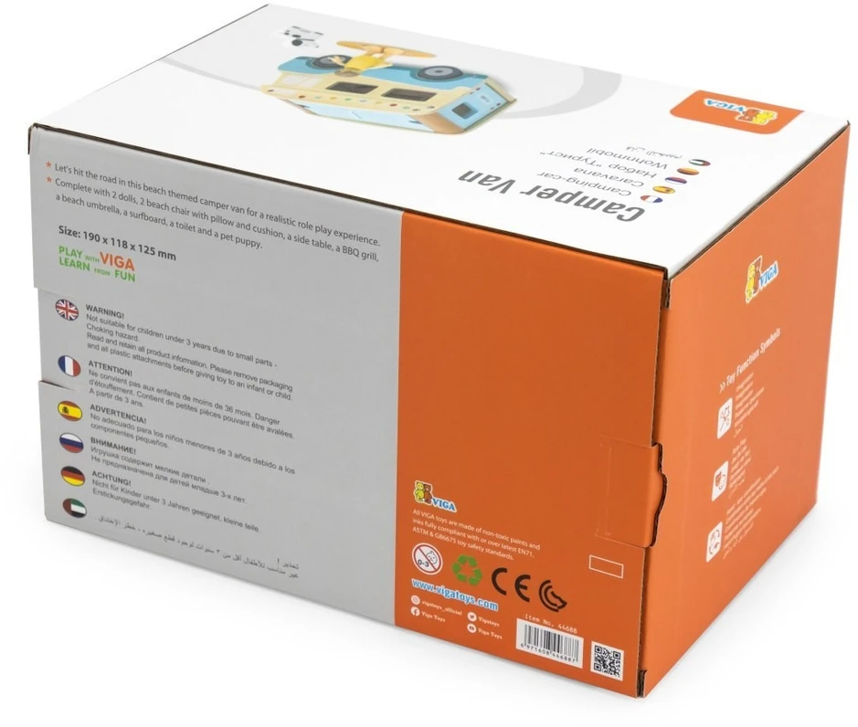 Viga Toys Žaislas namelis VIGA, medinis