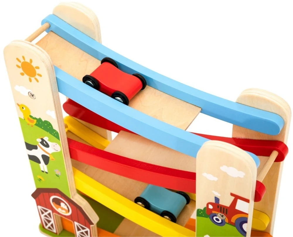 Viga Toys Žaislas nusileidimo trasa VIGA, ūkiška tema