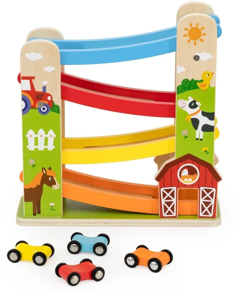 Viga Toys Žaislas nusileidimo trasa VIGA, ūkiška tema