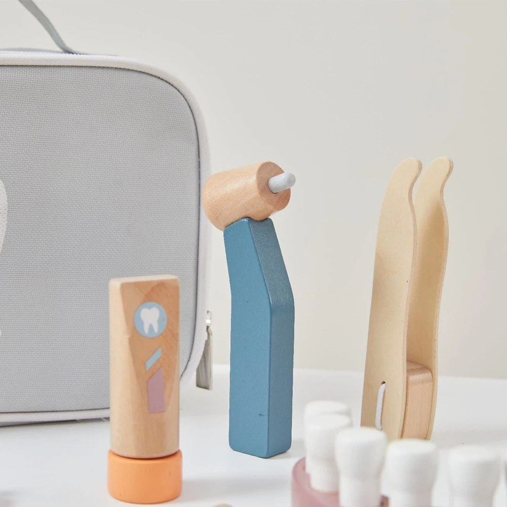Viga Toys Žaislas odontologo rinkinys Viga, patogus krepšys