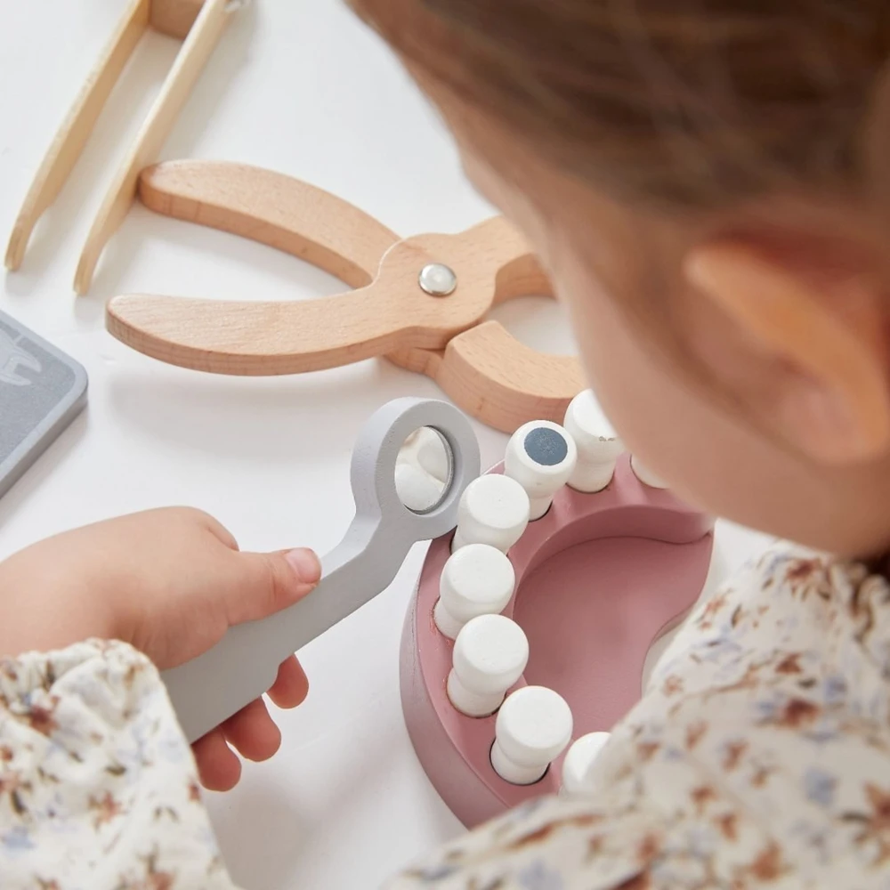 Viga Toys Žaislas odontologo rinkinys Viga, patogus krepšys