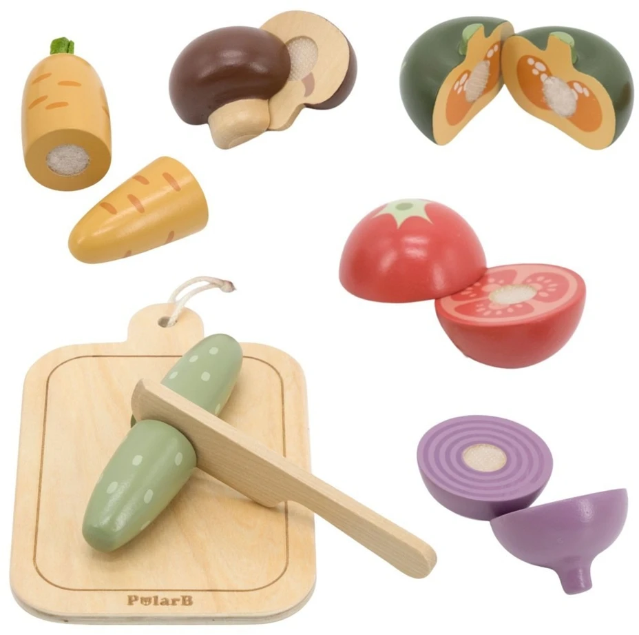 Viga Toys Žaislas pjaustymo rinkinys Viga PolarB, su „Velcro“ lipdukais