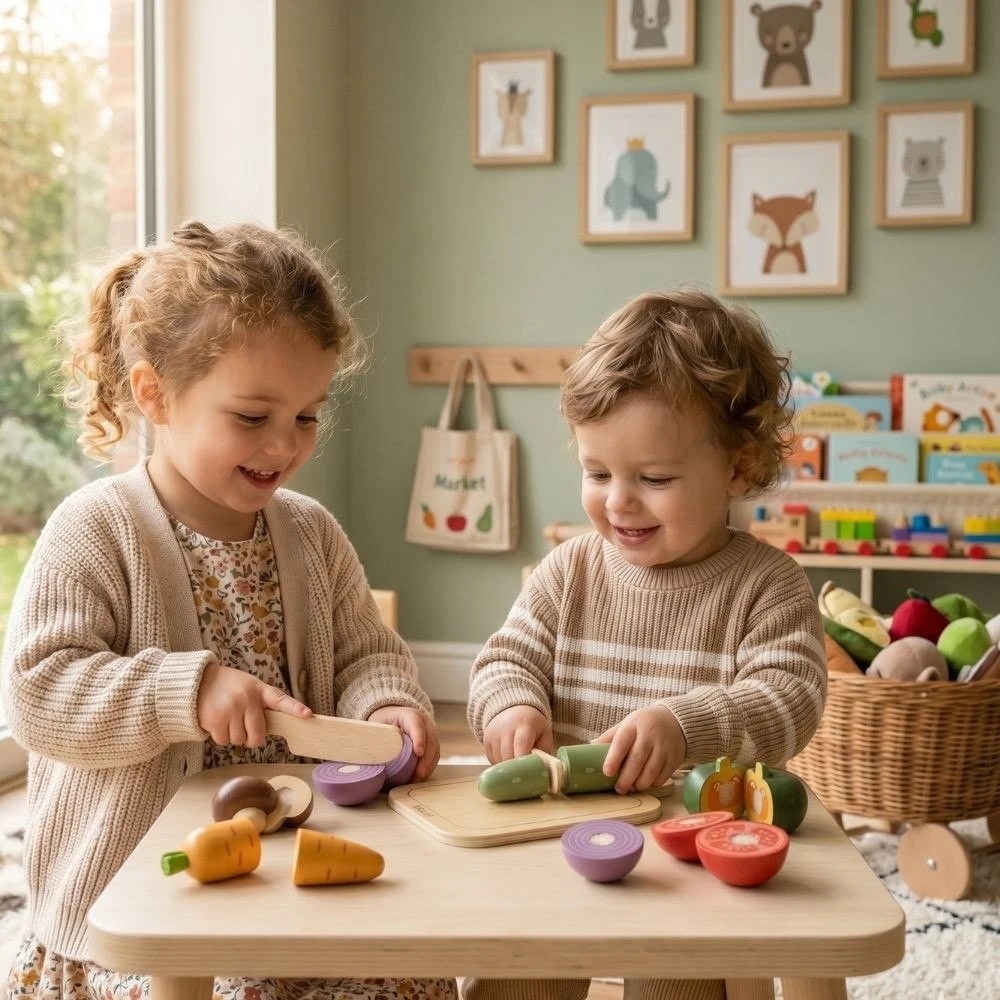 Viga Toys Žaislas pjaustymo rinkinys Viga PolarB, su „Velcro“ lipdukais
