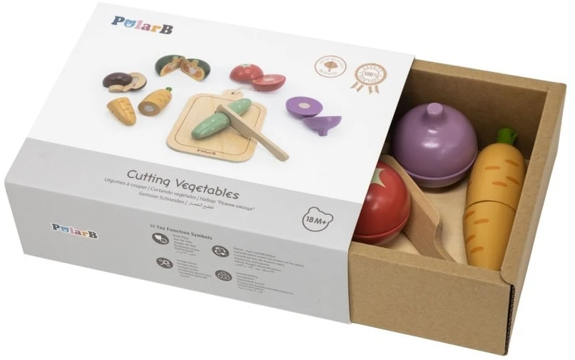 Viga Toys Žaislas pjaustymo rinkinys Viga PolarB, su „Velcro“ lipdukais