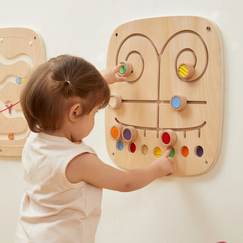 Viga Toys Žaislas plokštė VIGA, 7 tekstūros