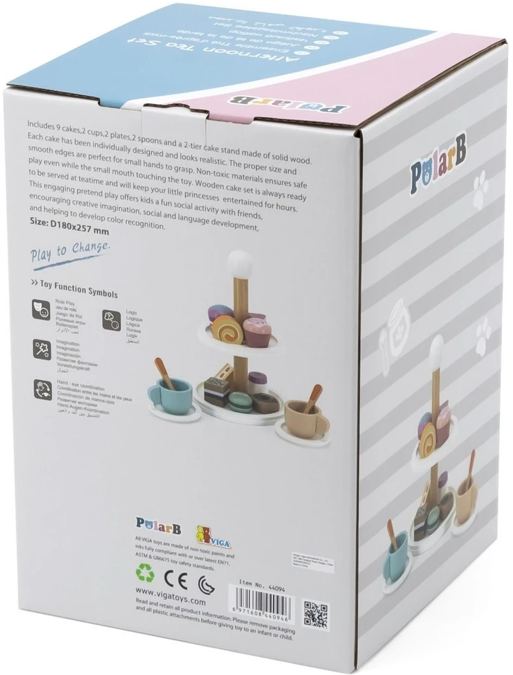Viga Toys Žaislas rinkinys Viga, medinis