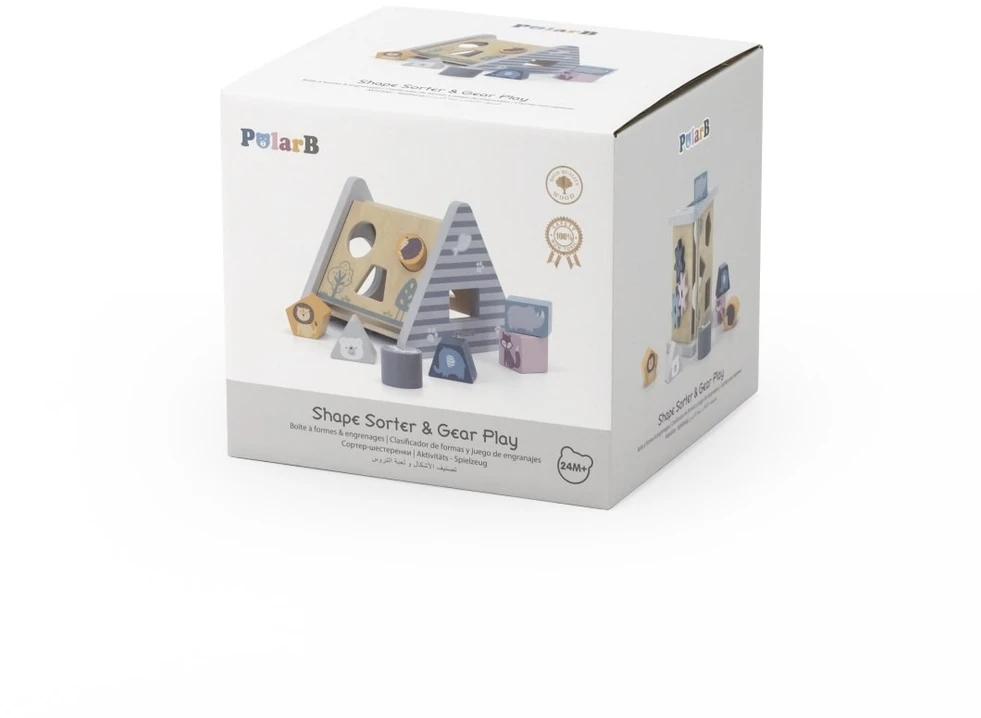 Viga Toys Žaislas rūšiuoklis Viga, piramidės formos