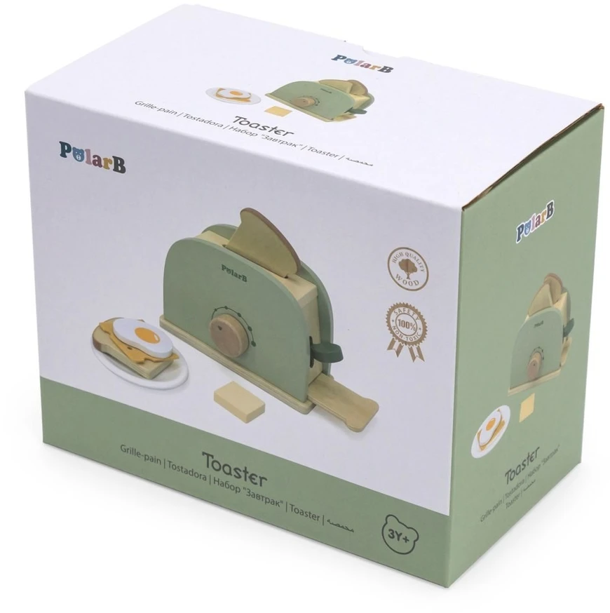 Viga Toys Žaislas skrudintuvas Viga, su garso efektais