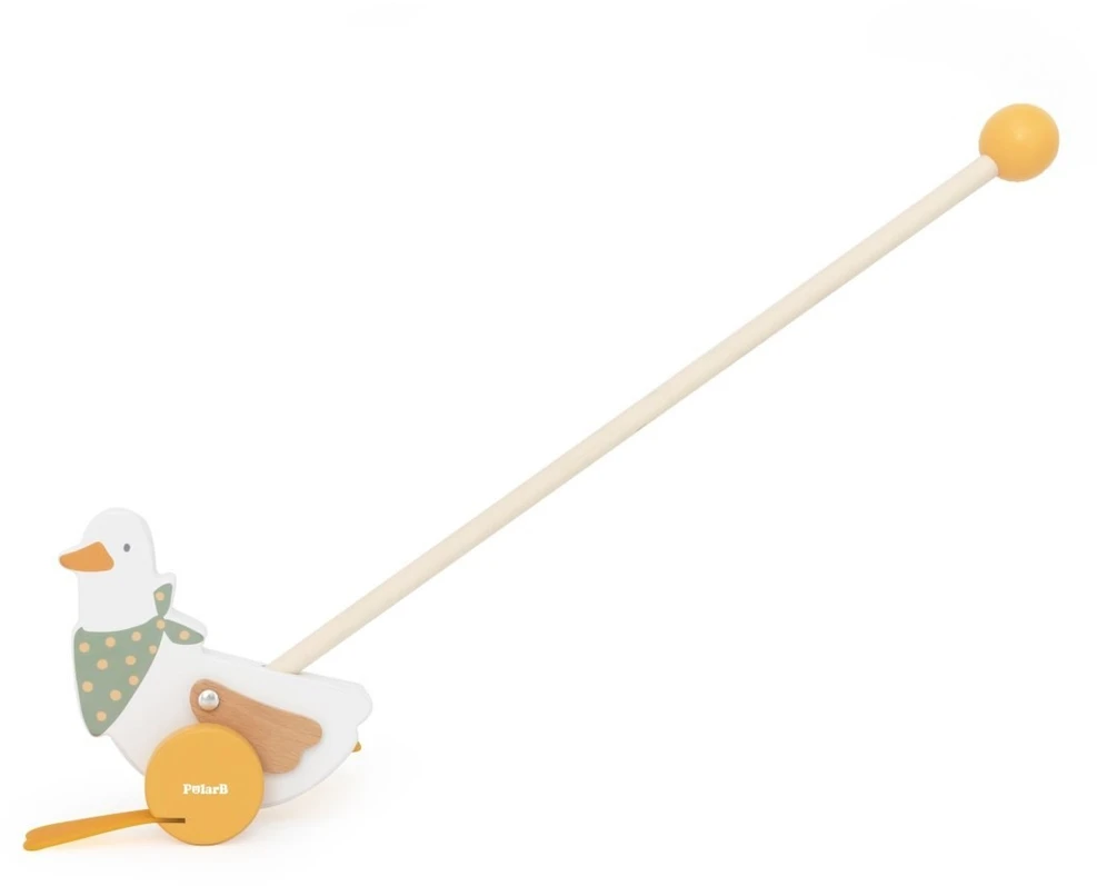 Viga Toys Žaislas stumiama žąsis VIGA PolarB, judantys sparnai