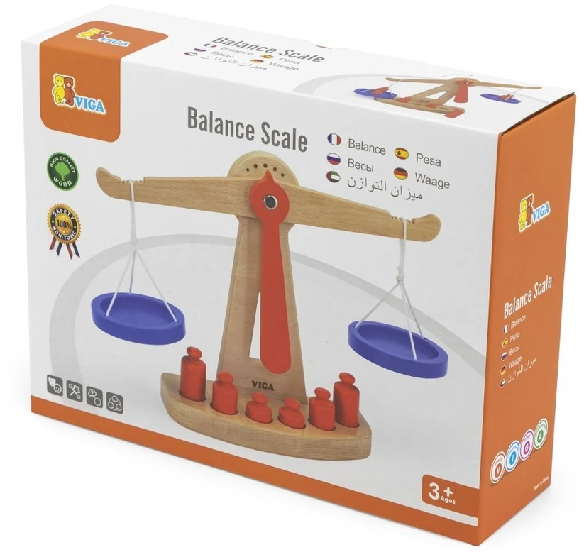 Viga Toys Žaislas svarstyklės Viga, iš medžio