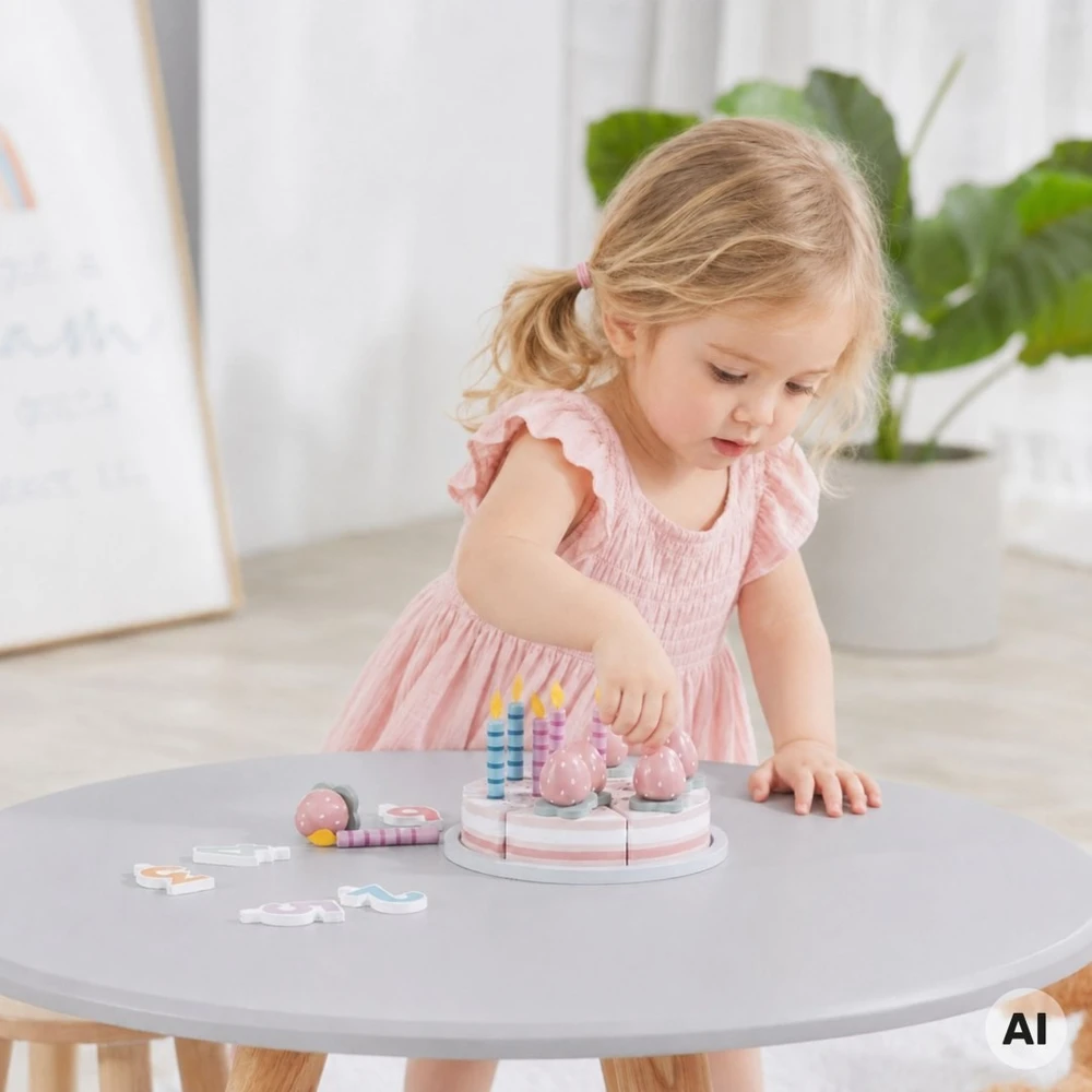 Viga Toys Žaislas torto rinkinys VIGA PolarB, medinis