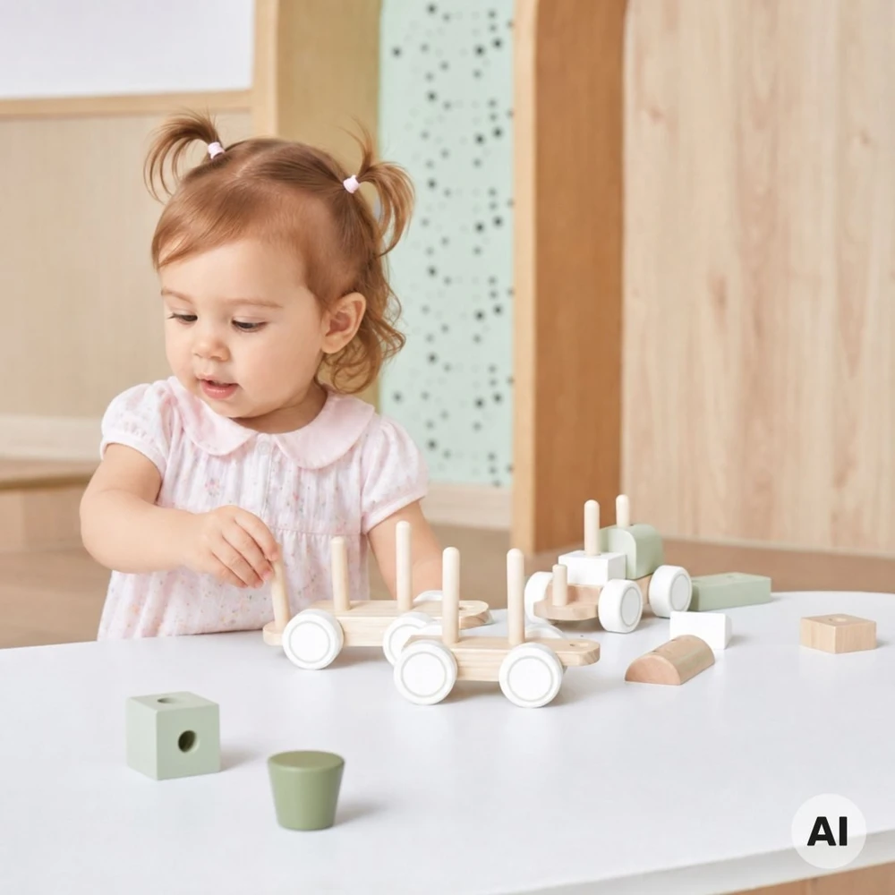 Viga Toys Žaislas traukinys VIGA PolarB, 14 kaladėlių