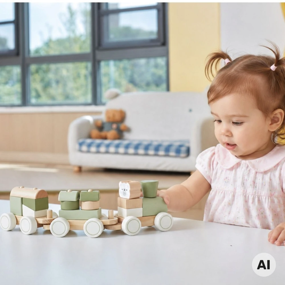 Viga Toys Žaislas traukinys VIGA PolarB, 14 kaladėlių